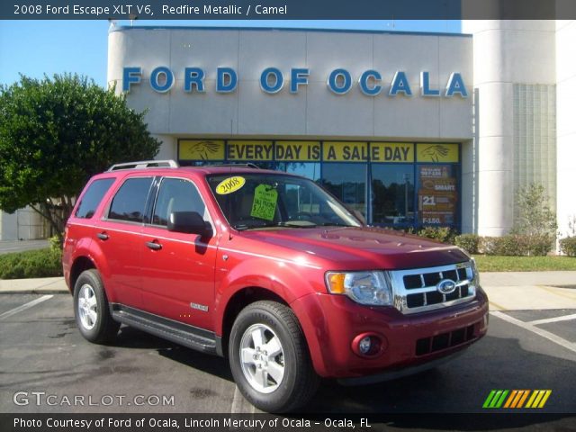 2008 Ford Escape XLT V6 in Redfire Metallic