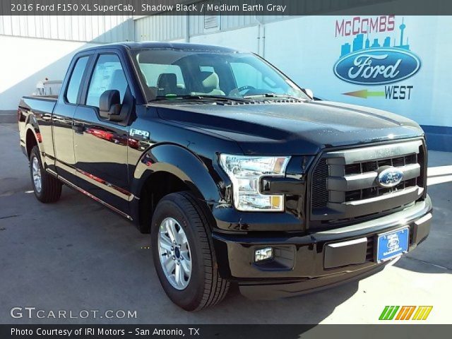 2016 Ford F150 XL SuperCab in Shadow Black