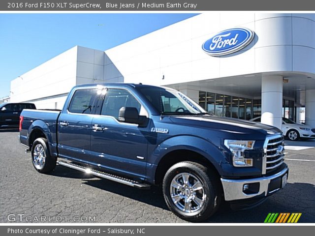 2016 Ford F150 XLT SuperCrew in Blue Jeans