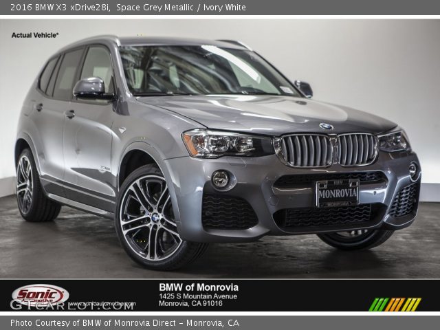 2016 BMW X3 xDrive28i in Space Grey Metallic