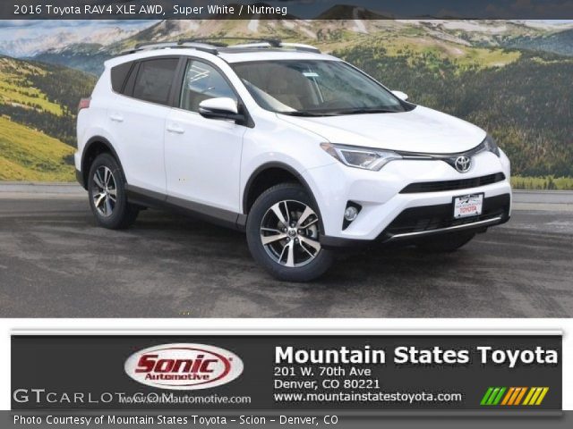 2016 Toyota RAV4 XLE AWD in Super White