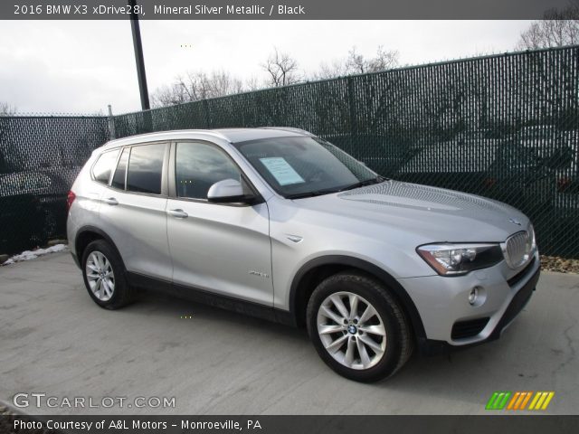 2016 BMW X3 xDrive28i in Mineral Silver Metallic