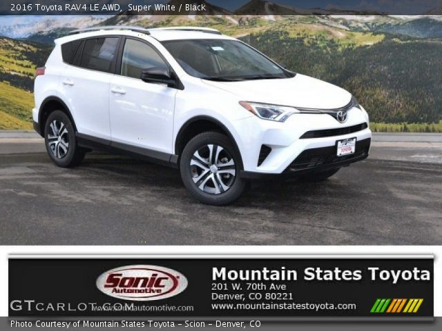 2016 Toyota RAV4 LE AWD in Super White