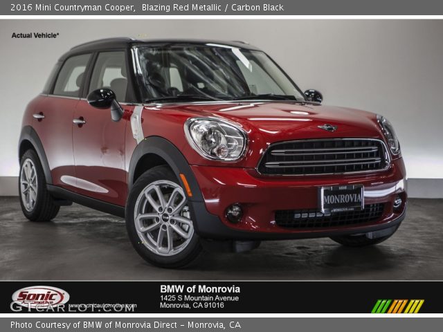 2016 Mini Countryman Cooper in Blazing Red Metallic