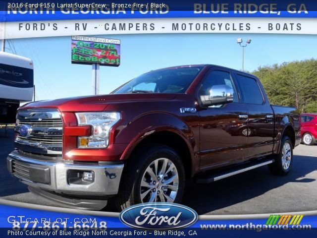 2016 Ford F150 Lariat SuperCrew in Bronze Fire