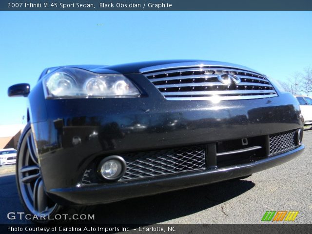 2007 Infiniti M 45 Sport Sedan in Black Obsidian