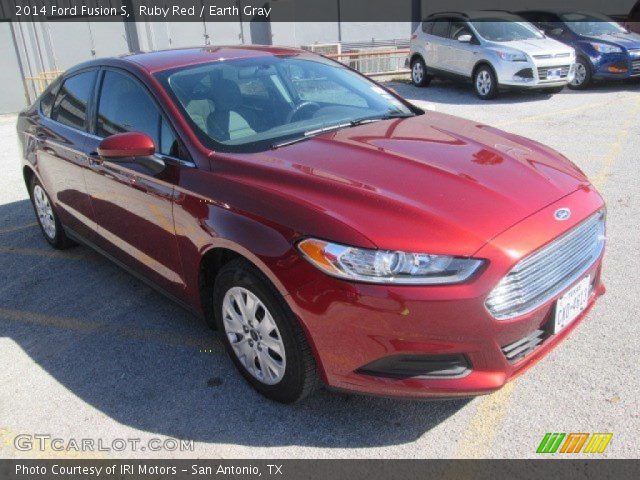 2014 Ford Fusion S in Ruby Red