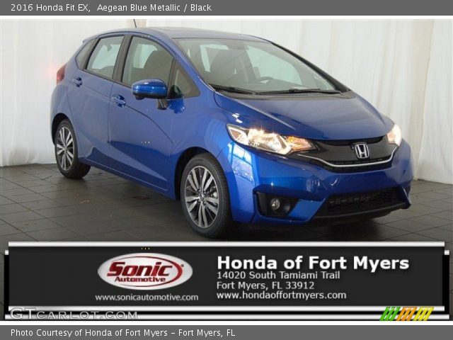 2016 Honda Fit EX in Aegean Blue Metallic