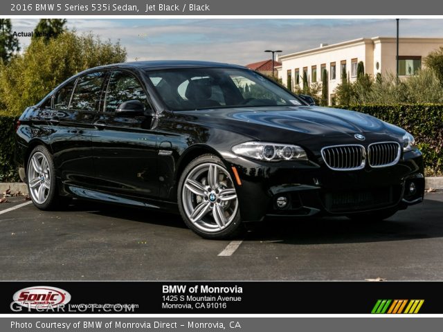 2016 BMW 5 Series 535i Sedan in Jet Black