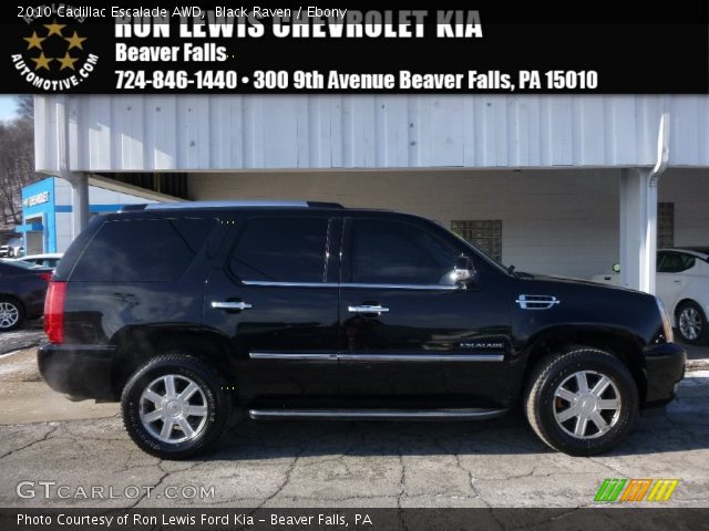 2010 Cadillac Escalade AWD in Black Raven