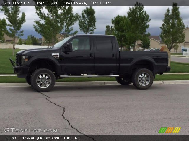 2008 Ford F350 Super Duty XLT Crew Cab 4x4 in Black