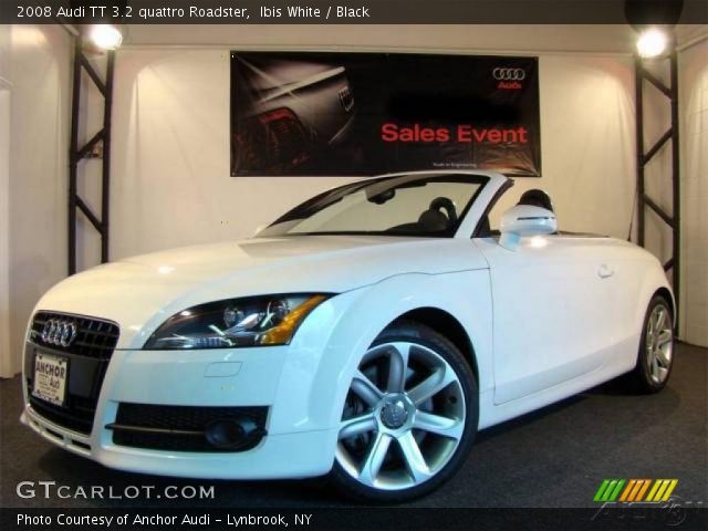 2008 Audi TT 3.2 quattro Roadster in Ibis White
