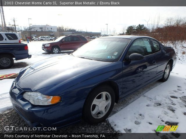 2003 Chevrolet Monte Carlo SS in Superior Blue Metallic