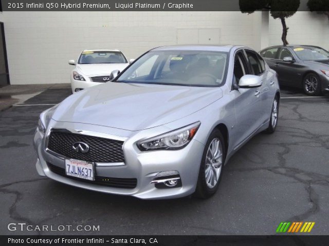 2015 Infiniti Q50 Hybrid Premium in Liquid Platinum