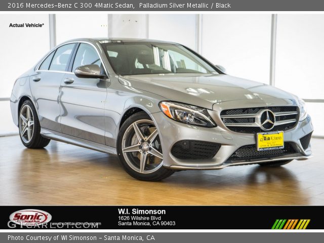 2016 Mercedes-Benz C 300 4Matic Sedan in Palladium Silver Metallic