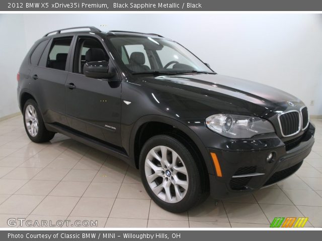 2012 BMW X5 xDrive35i Premium in Black Sapphire Metallic