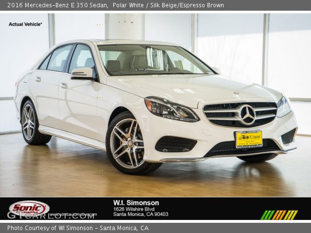 2016 Mercedes-Benz E 350 Sedan in Polar White