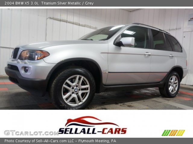 2004 BMW X5 3.0i in Titanium Silver Metallic