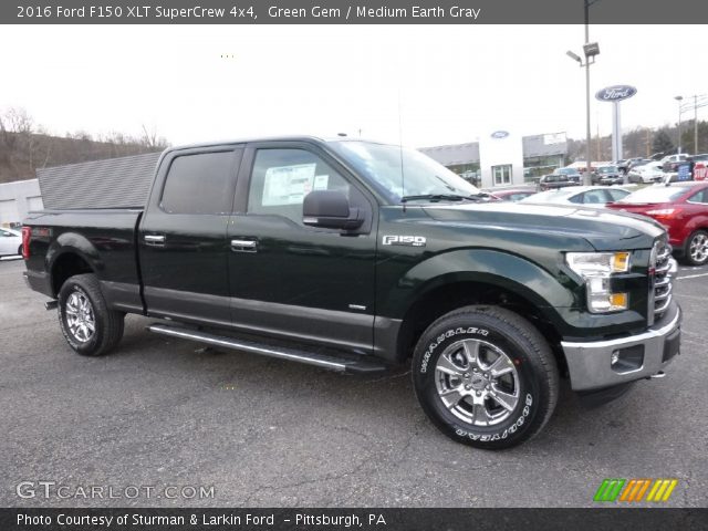 2016 Ford F150 XLT SuperCrew 4x4 in Green Gem