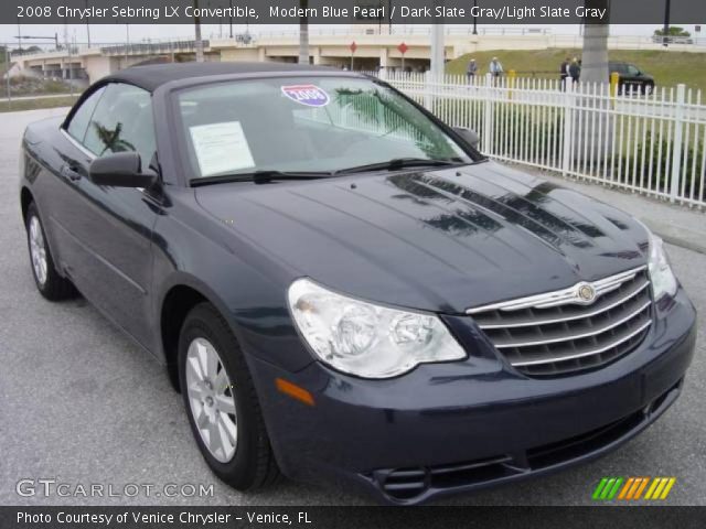 2008 Chrysler Sebring LX Convertible in Modern Blue Pearl