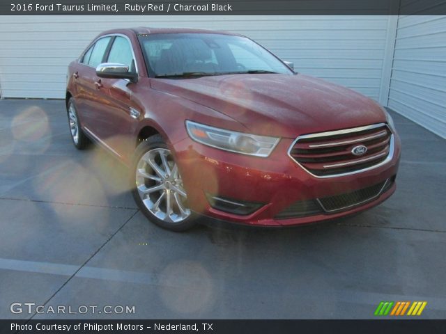 2016 Ford Taurus Limited in Ruby Red