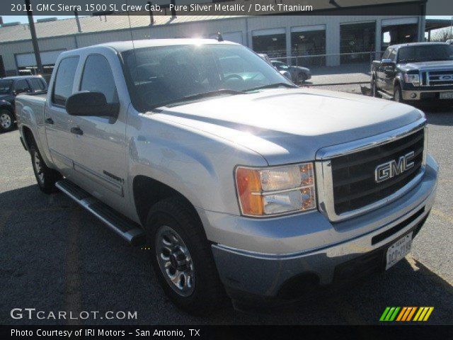 2011 GMC Sierra 1500 SL Crew Cab in Pure Silver Metallic