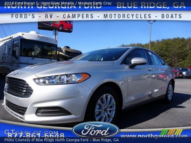 2016 Ford Fusion S in Ingot Silver Metallic
