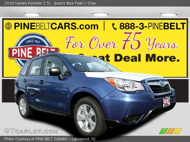 2016 Subaru Forester 2.5i in Quartz Blue Pearl