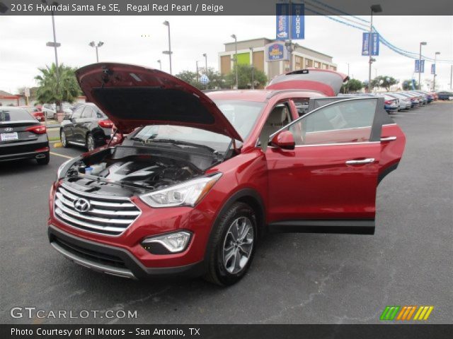 2016 Hyundai Santa Fe SE in Regal Red Pearl