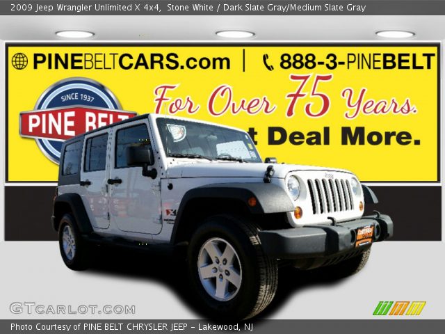 2009 Jeep Wrangler Unlimited X 4x4 in Stone White