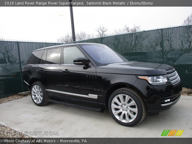 2016 Land Rover Range Rover Supercharged in Santorini Black Metallic