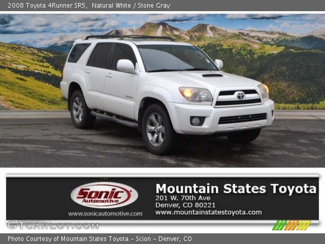2008 Toyota 4Runner SR5 in Natural White