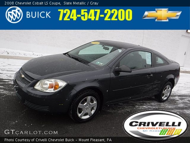 2008 Chevrolet Cobalt LS Coupe in Slate Metallic