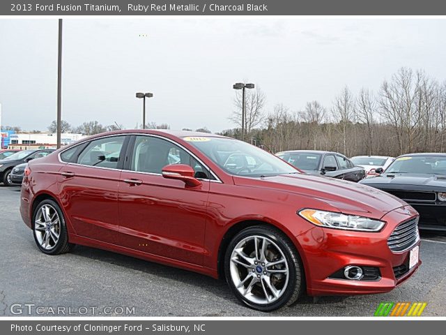 2013 Ford Fusion Titanium in Ruby Red Metallic