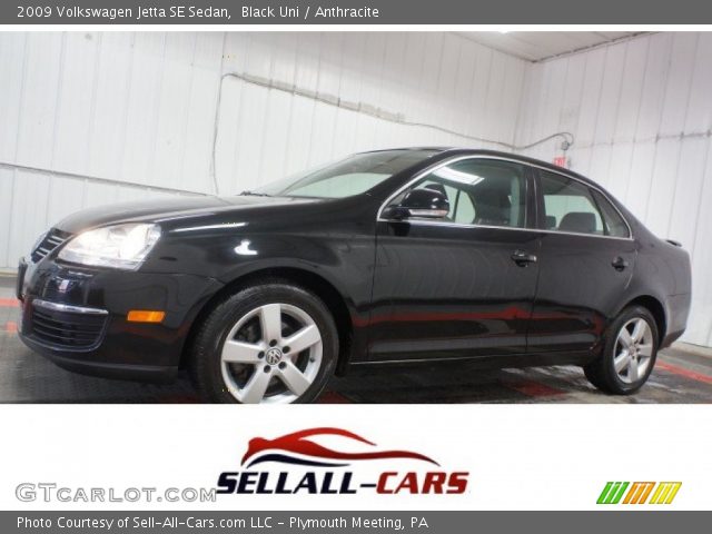 2009 Volkswagen Jetta SE Sedan in Black Uni