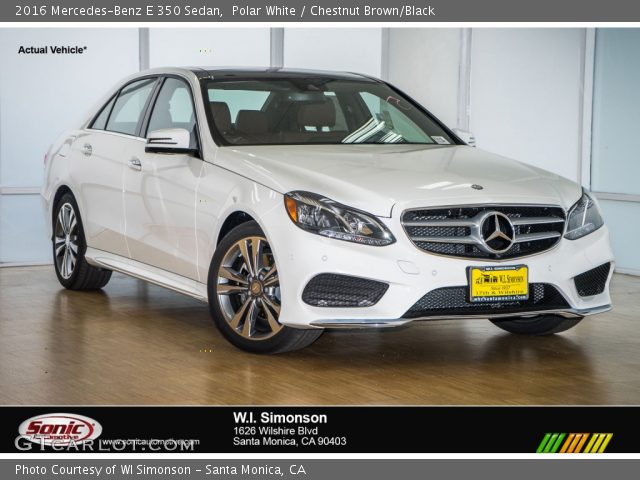 2016 Mercedes-Benz E 350 Sedan in Polar White