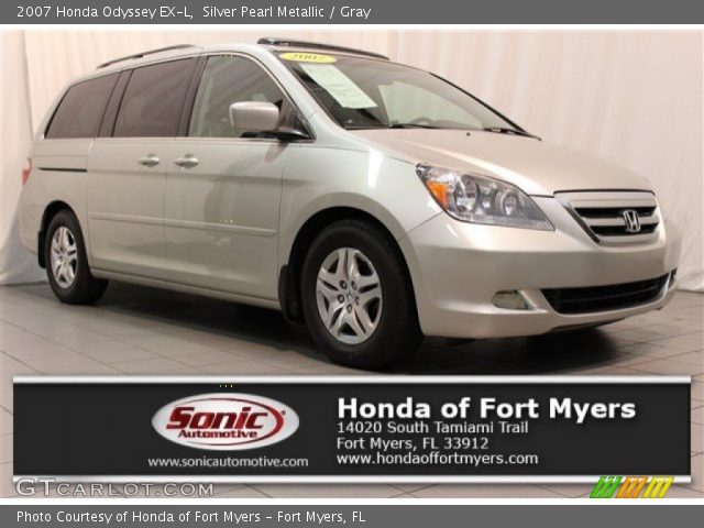 2007 Honda Odyssey EX-L in Silver Pearl Metallic