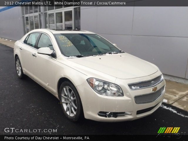 2012 Chevrolet Malibu LTZ in White Diamond Tricoat