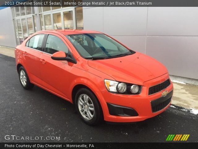 2013 Chevrolet Sonic LT Sedan in Inferno Orange Metallic