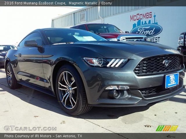 2016 Ford Mustang EcoBoost Coupe in Magnetic Metallic