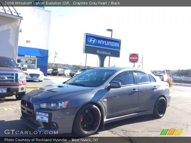 2008 Mitsubishi Lancer Evolution GSR in Graphite Gray Pearl