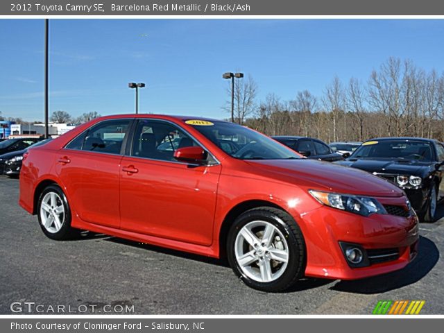 2012 Toyota Camry SE in Barcelona Red Metallic
