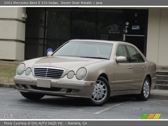 2001 Mercedes-Benz E 320 Sedan in Desert Silver Metallic