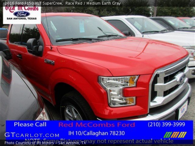 2016 Ford F150 XLT SuperCrew in Race Red