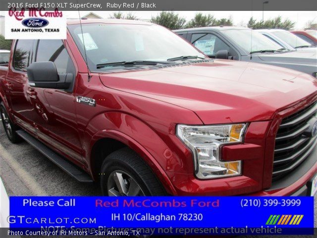 2016 Ford F150 XLT SuperCrew in Ruby Red