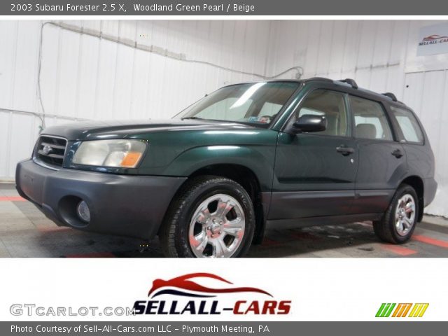 2003 Subaru Forester 2.5 X in Woodland Green Pearl