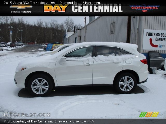 2015 Acura RDX Technology in White Diamond Pearl
