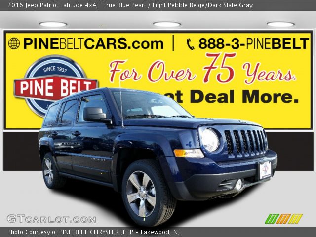 2016 Jeep Patriot Latitude 4x4 in True Blue Pearl
