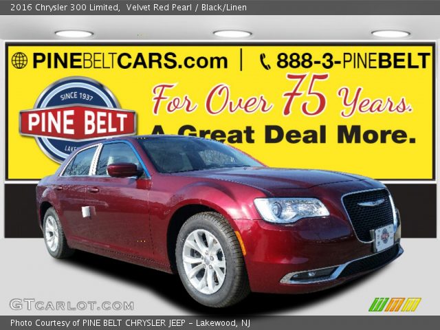 2016 Chrysler 300 Limited in Velvet Red Pearl