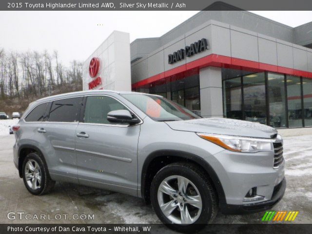 2015 Toyota Highlander Limited AWD in Silver Sky Metallic